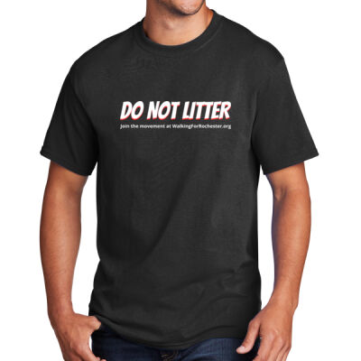 Do Not Litter, I am walking for Rochester Short Sleeve Tee Thumbnail